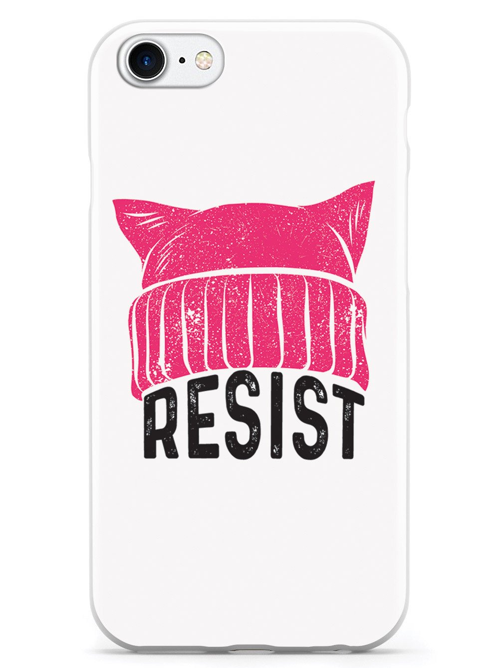RESIST - Pussy Hat - White Case - pipercleo.com