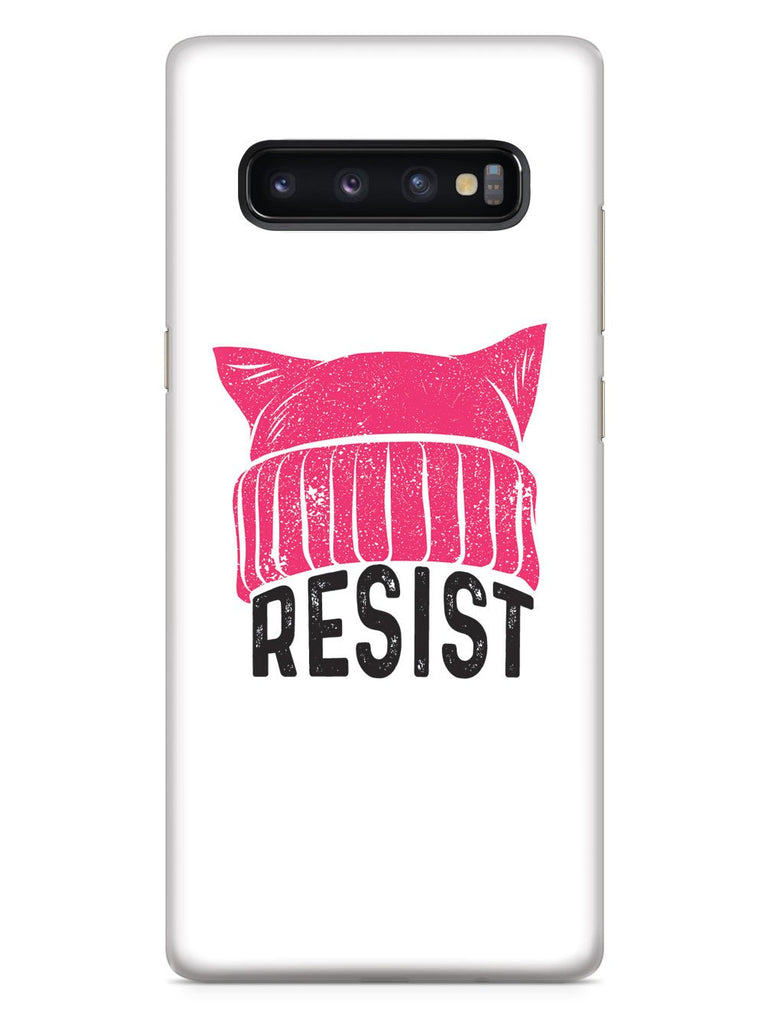RESIST - Pussy Hat - White Case - pipercleo.com