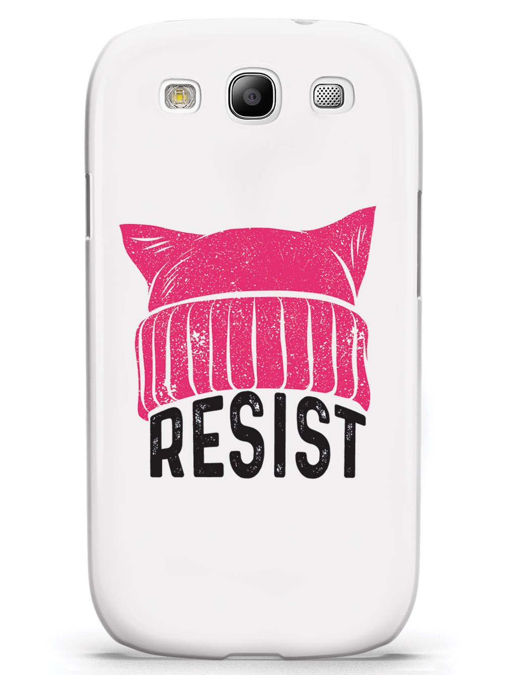 RESIST - Pussy Hat - White Case - pipercleo.com