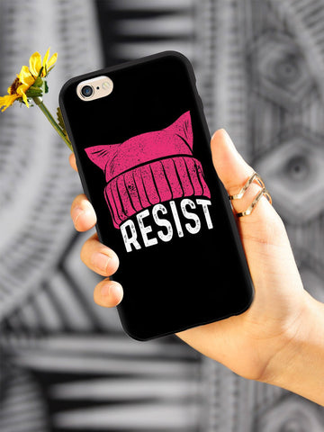 RESIST - Pussy Hat - Black Case