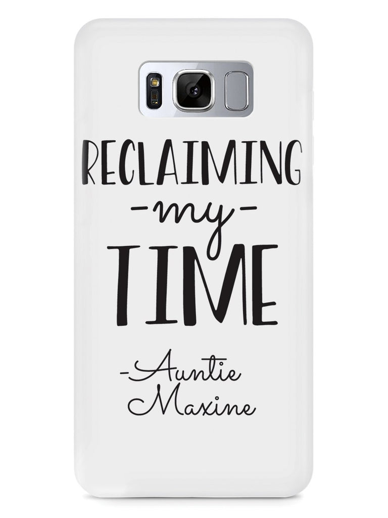 Reclaiming My Time - Auntie Maxine - White Case - pipercleo.com