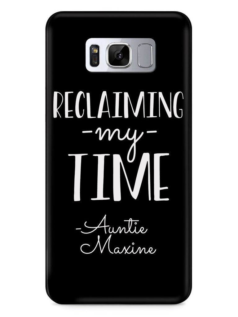 Reclaiming My Time - Auntie Maxine - Black Case - pipercleo.com