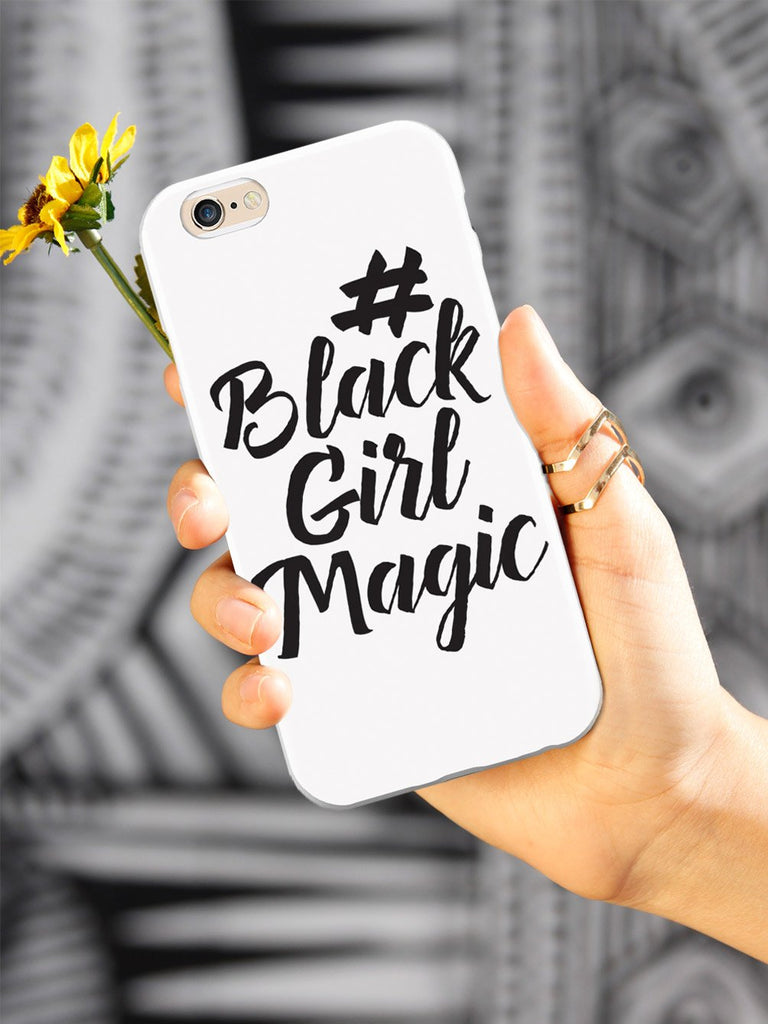#BlackGirlMagic - White Case - pipercleo.com