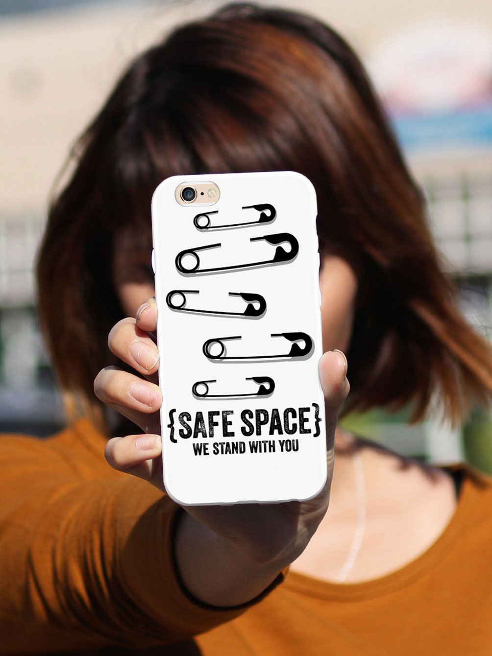 Safe Space - We Stand With You - White Case - pipercleo.com