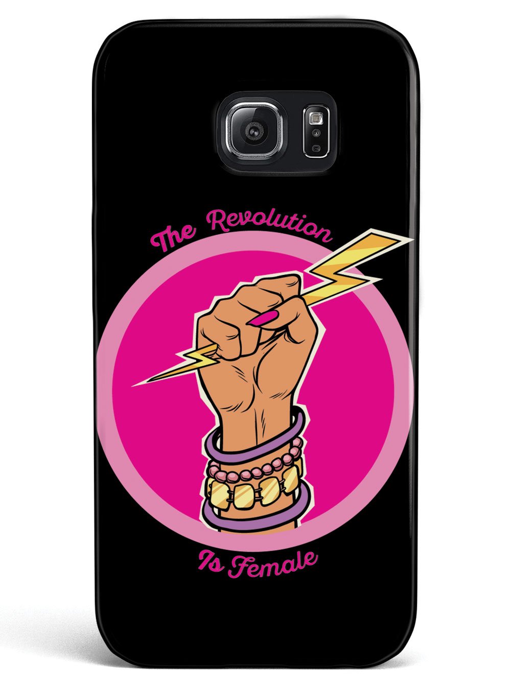 The Revolution Is Female - Black Case - pipercleo.com