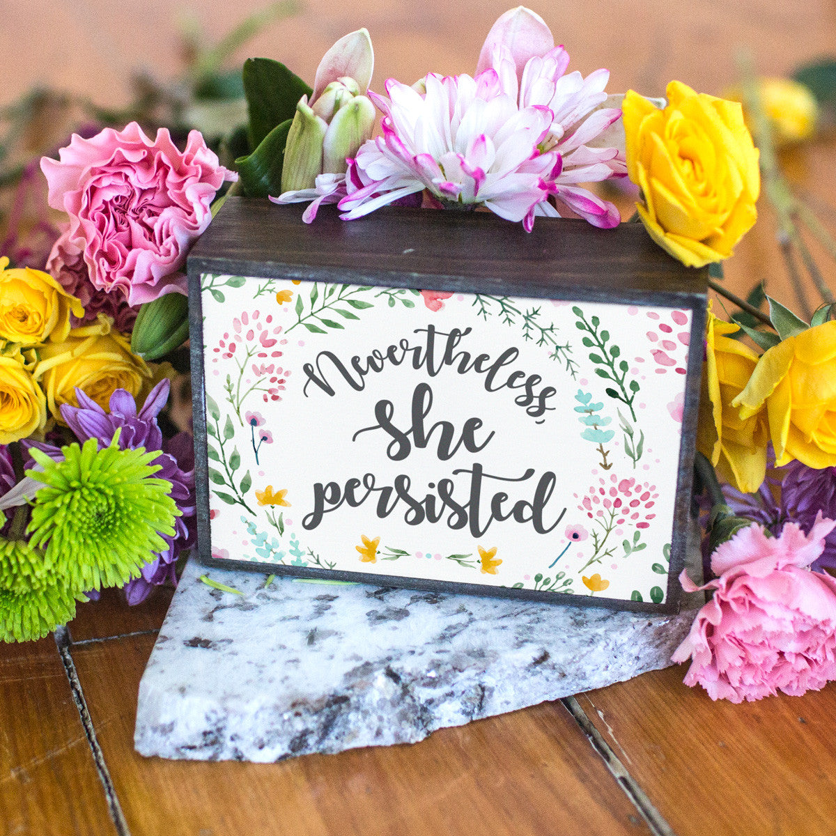Nevertheless She Persisted Table Top Box - pipercleo.com