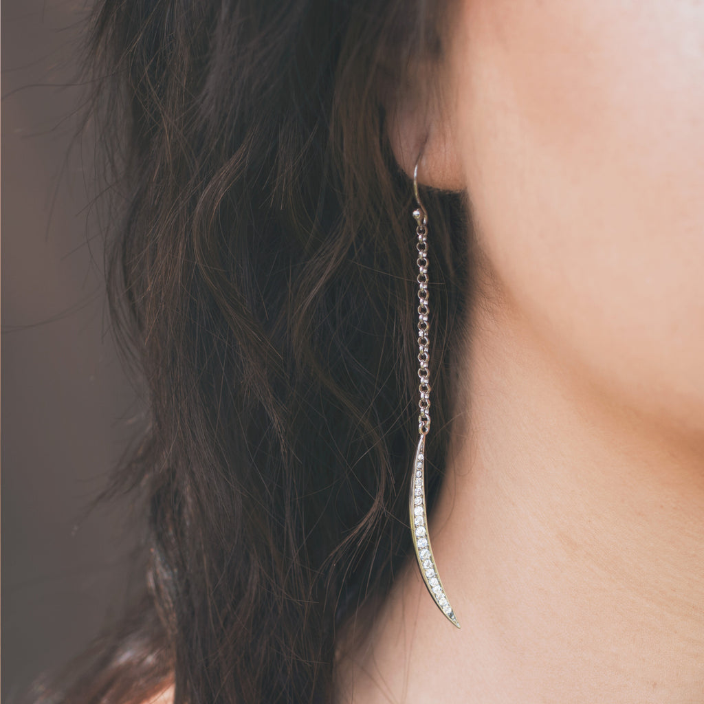 Slice of Life Silver Silver Earrings - pipercleo.com