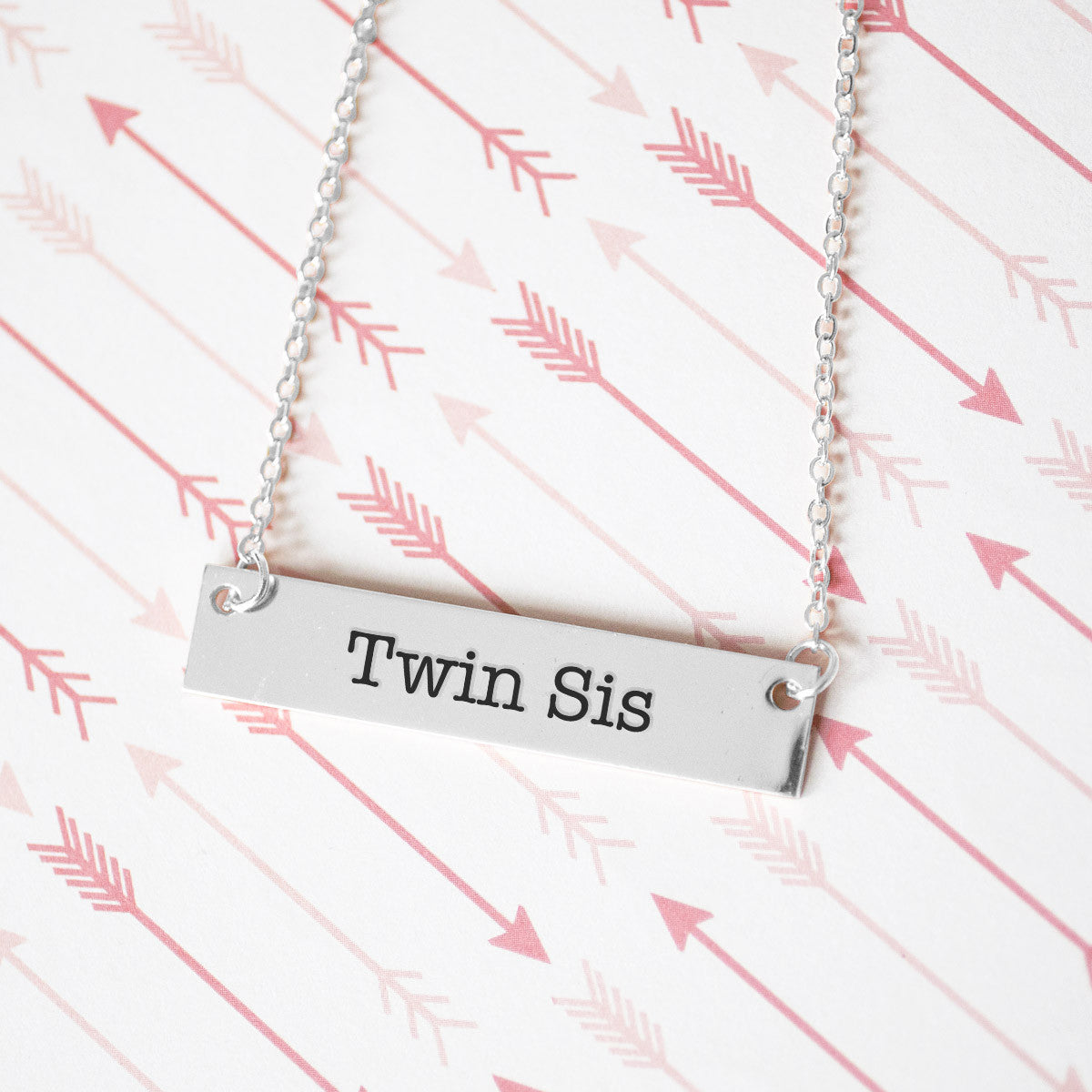 Twin Sister Gold / Silver Bar Necklace - Sister Gifts - pipercleo.com