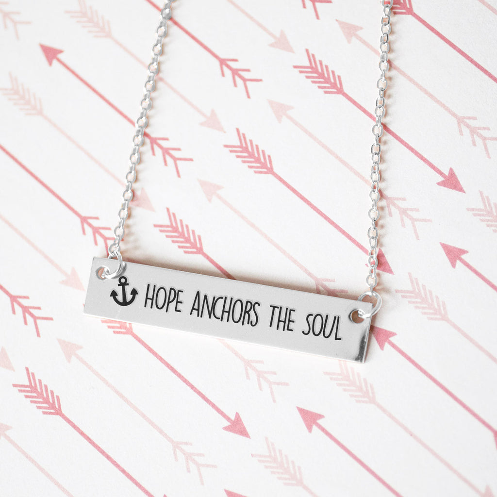 Life Saver Gold / Silver Bar Necklace - pipercleo.com