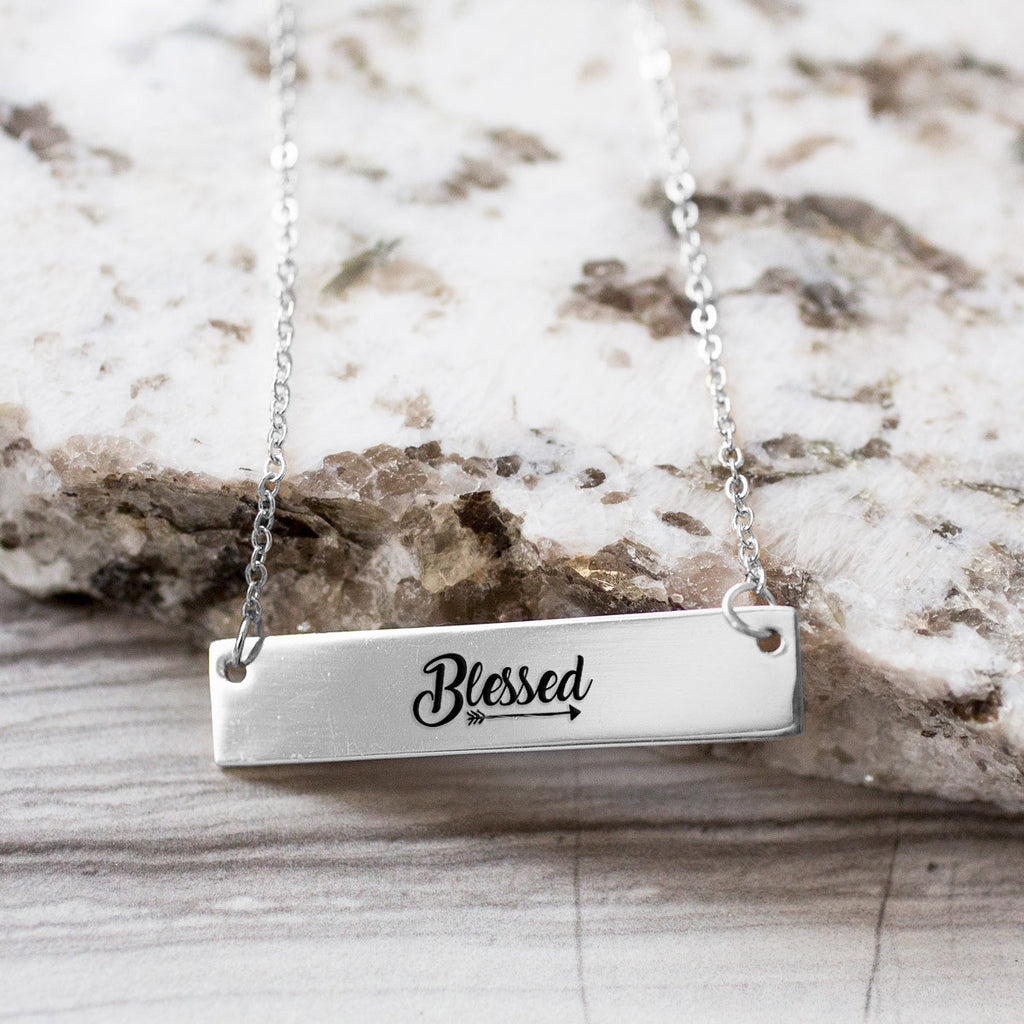 Blessed Arrow Gold / Silver Bar Necklace - pipercleo.com