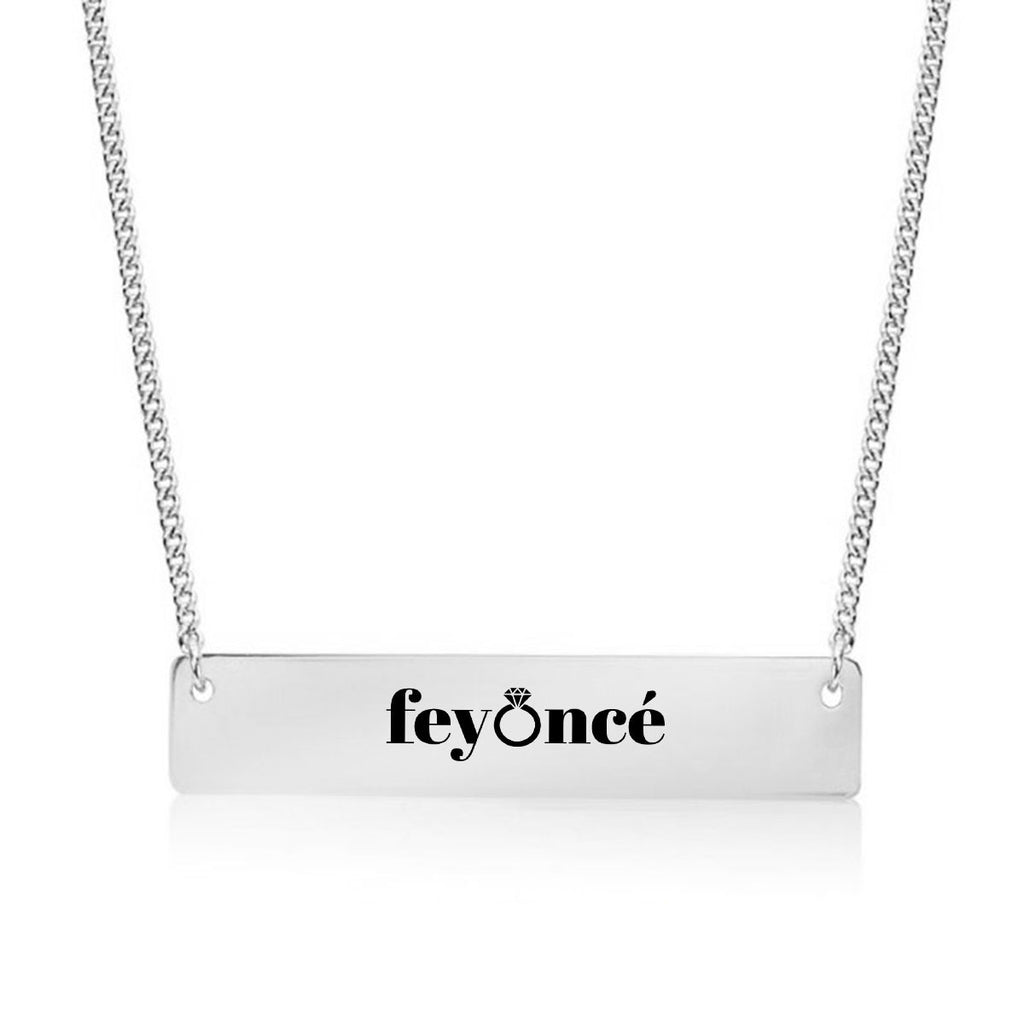 Feyonce Gold / Silver Bar Necklace - Bridesmaid Gift - pipercleo.com