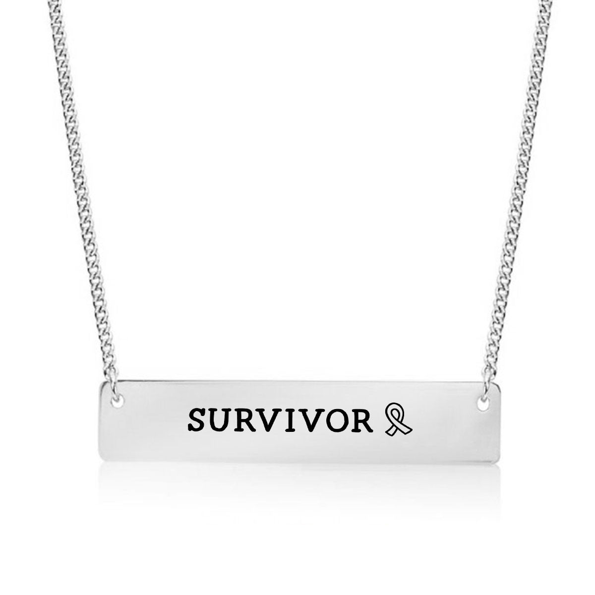 Survivor Gold / Silver Bar Necklace - pipercleo.com