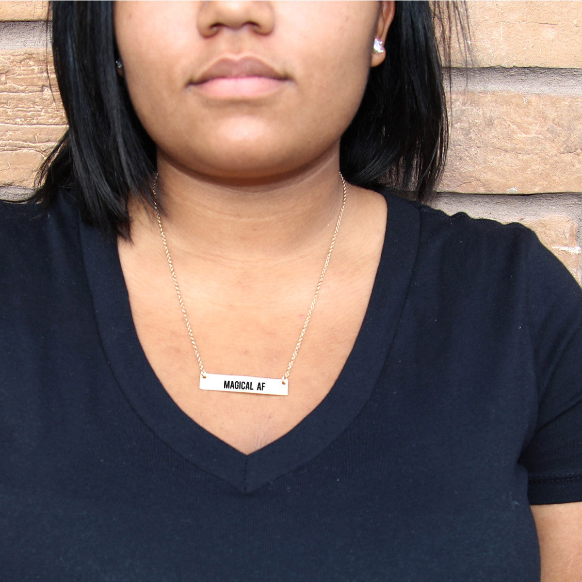 Magical AF Gold / Silver Bar Necklace - pipercleo.com
