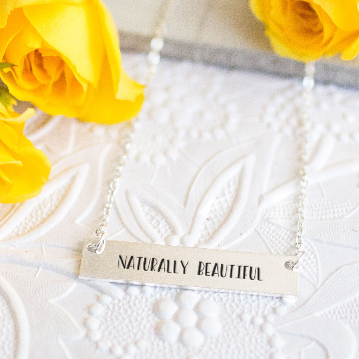 Naturally Beautiful Gold / Silver Bar Necklace - pipercleo.com
