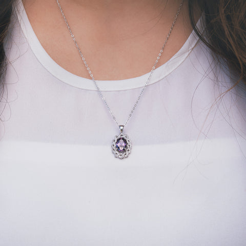 Royal Purple Amethyst Necklace