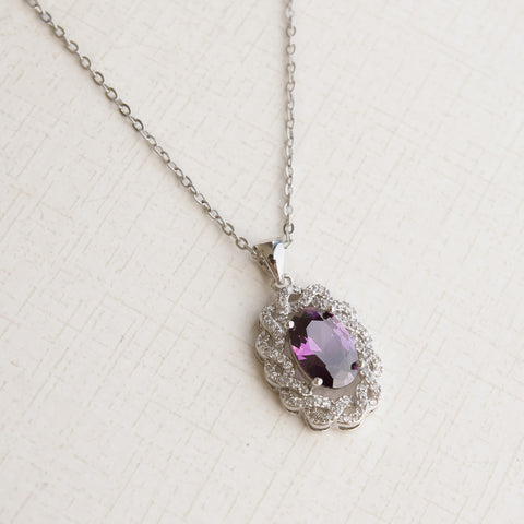 Royal Purple Amethyst Necklace - pipercleo.com
