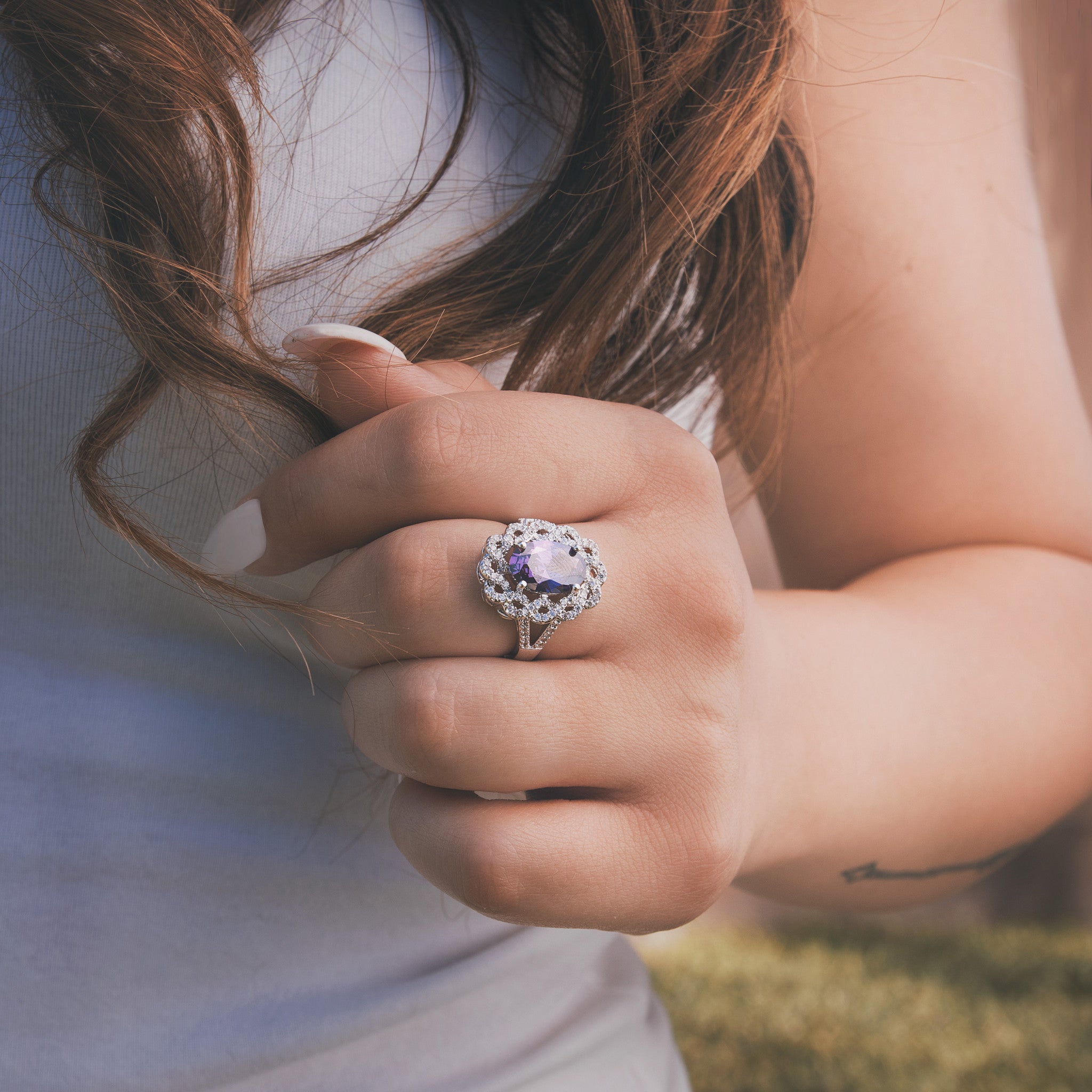 Royal Purple Amethyst Ring - pipercleo.com