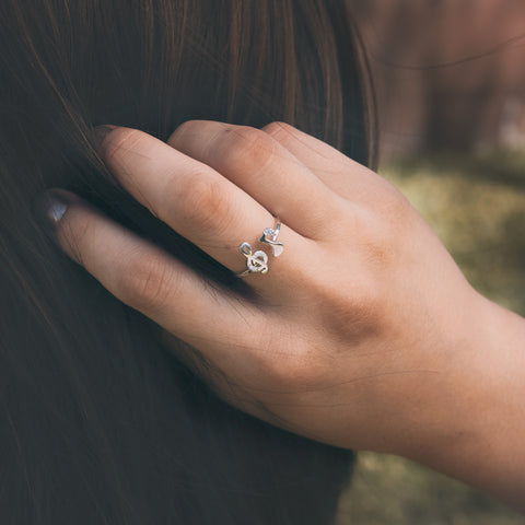 Music Theory Sterling Silver Ring