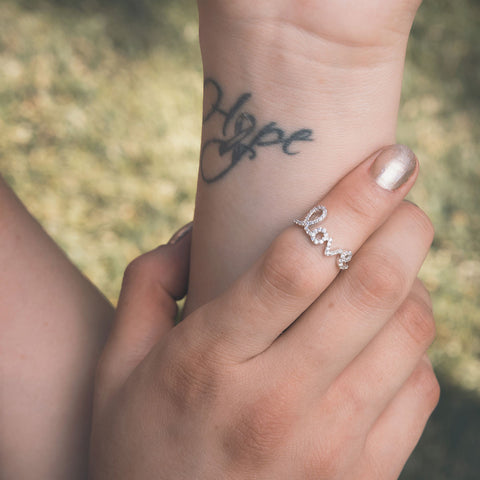 Burning Love Sterling Silver Ring