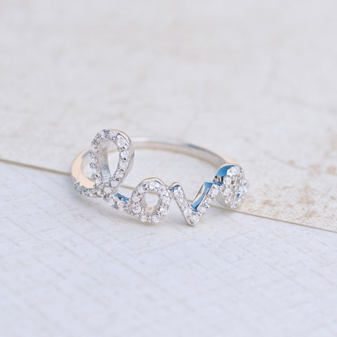 Burning Love Sterling Silver Ring - pipercleo.com
