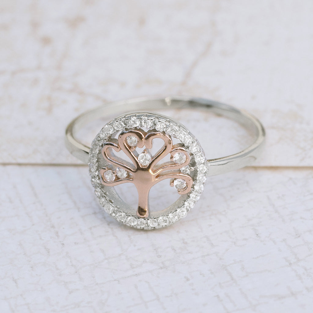Tree of Life Sterling Silver Ring - pipercleo.com