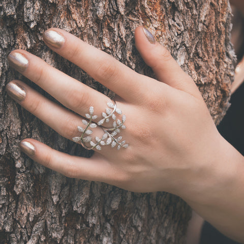 Natural Beauty Sterling Silver Ring