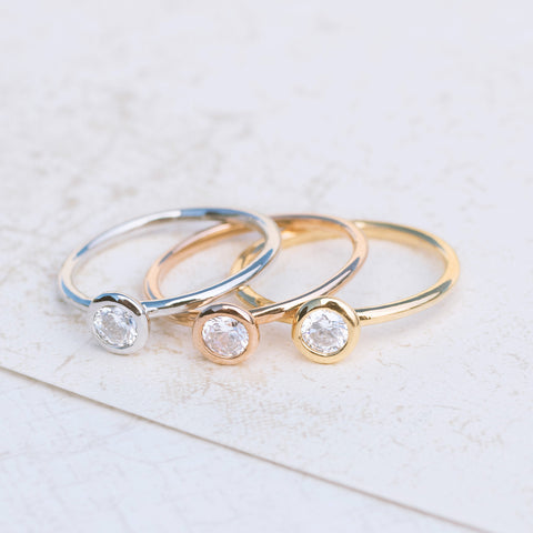 Tri Color Stackable Rings - pipercleo.com