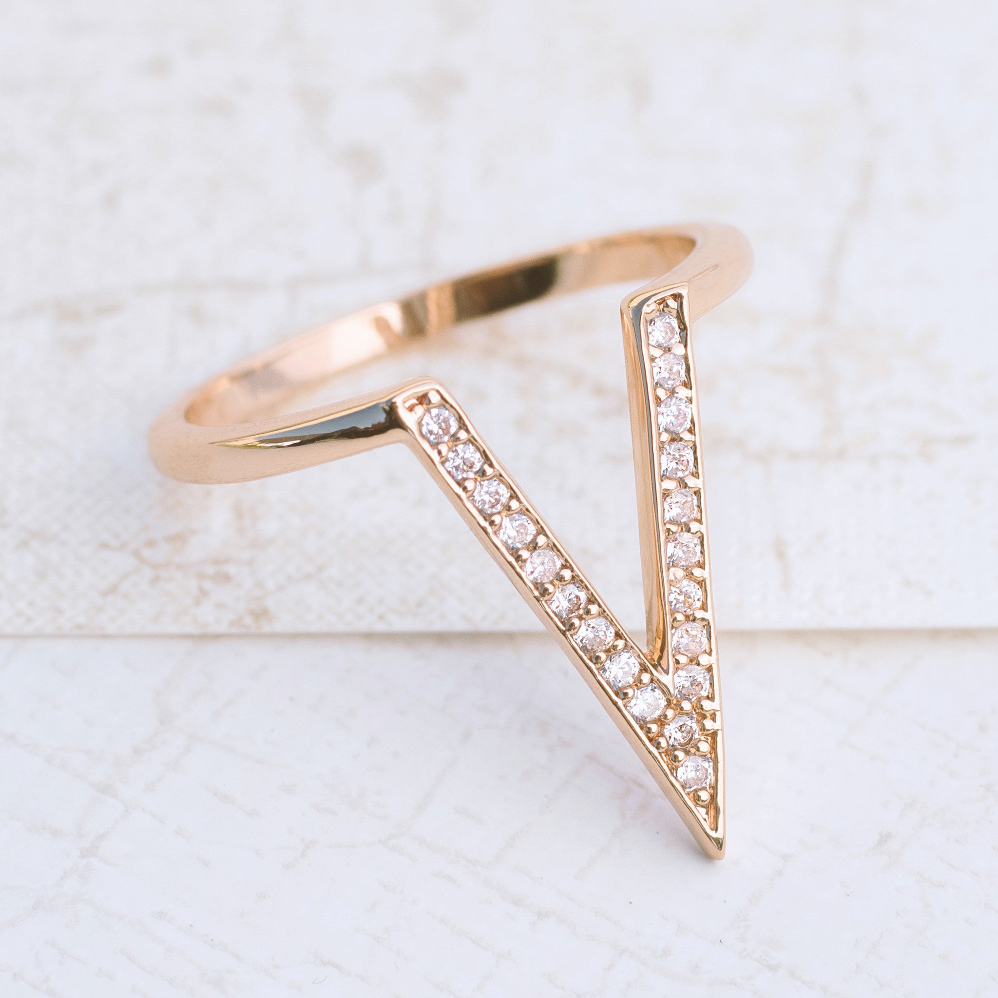 Victory in Rose Gold Ring - pipercleo.com
