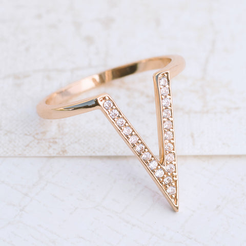 Victory in Rose Gold Ring - pipercleo.com